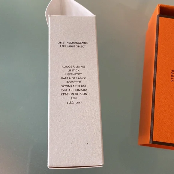 NIB Auth HERMÈS Rouge Hermès, Matte lipstick ROUGE ORANGE 53 Made in ITALY - Picture 10 of 12